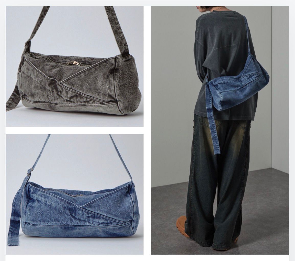 【預購】 JM0408110 Alfred Alex復古水洗牛仔波士頓包