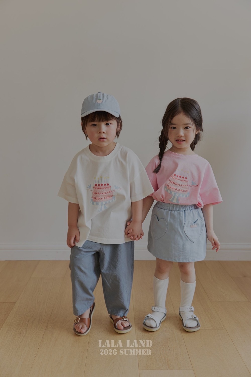 Lala land 可愛蛋糕短袖上衣 / 2色