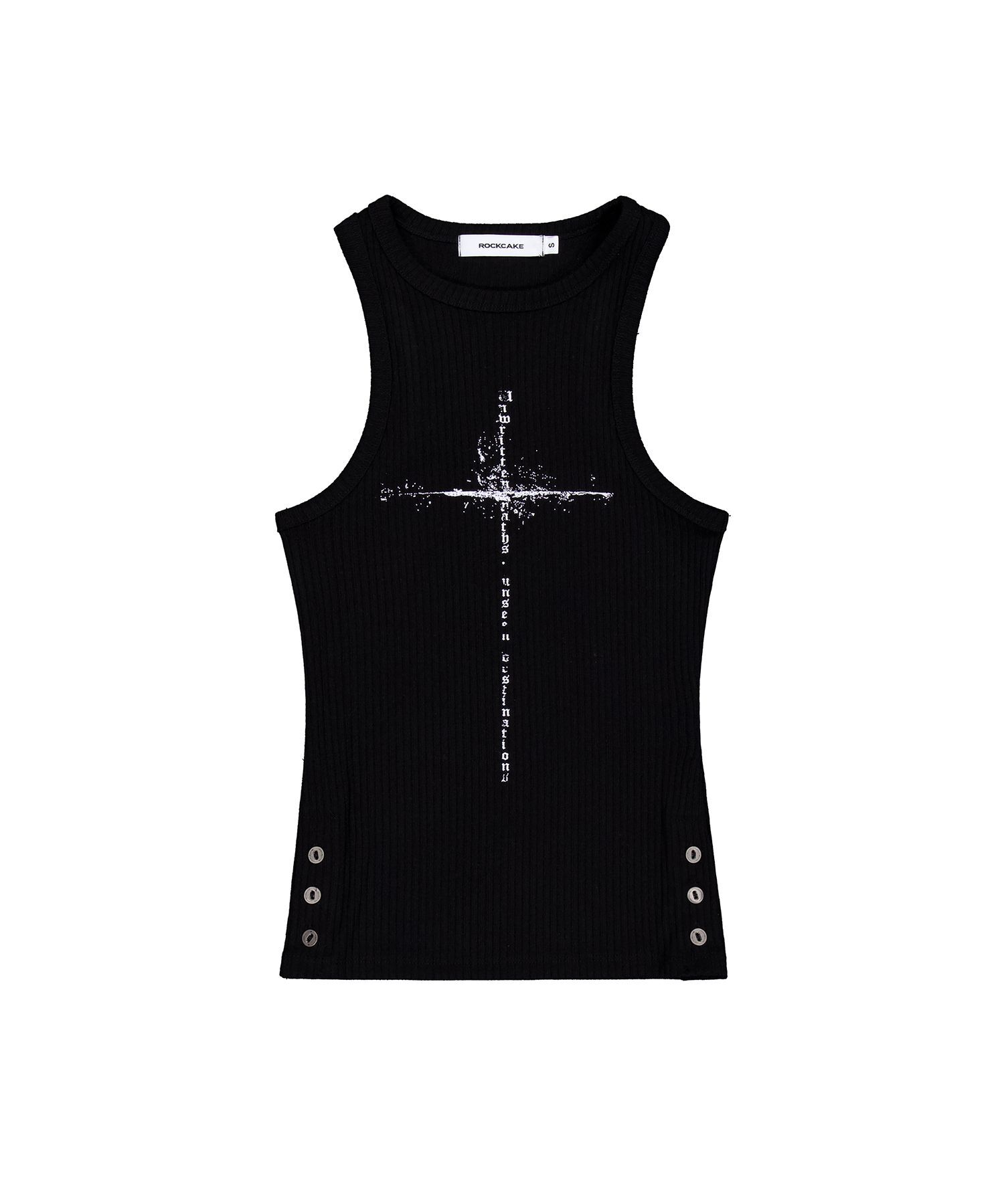 ROCKCAKE 側釦無袖背心 RC26TP28000BK