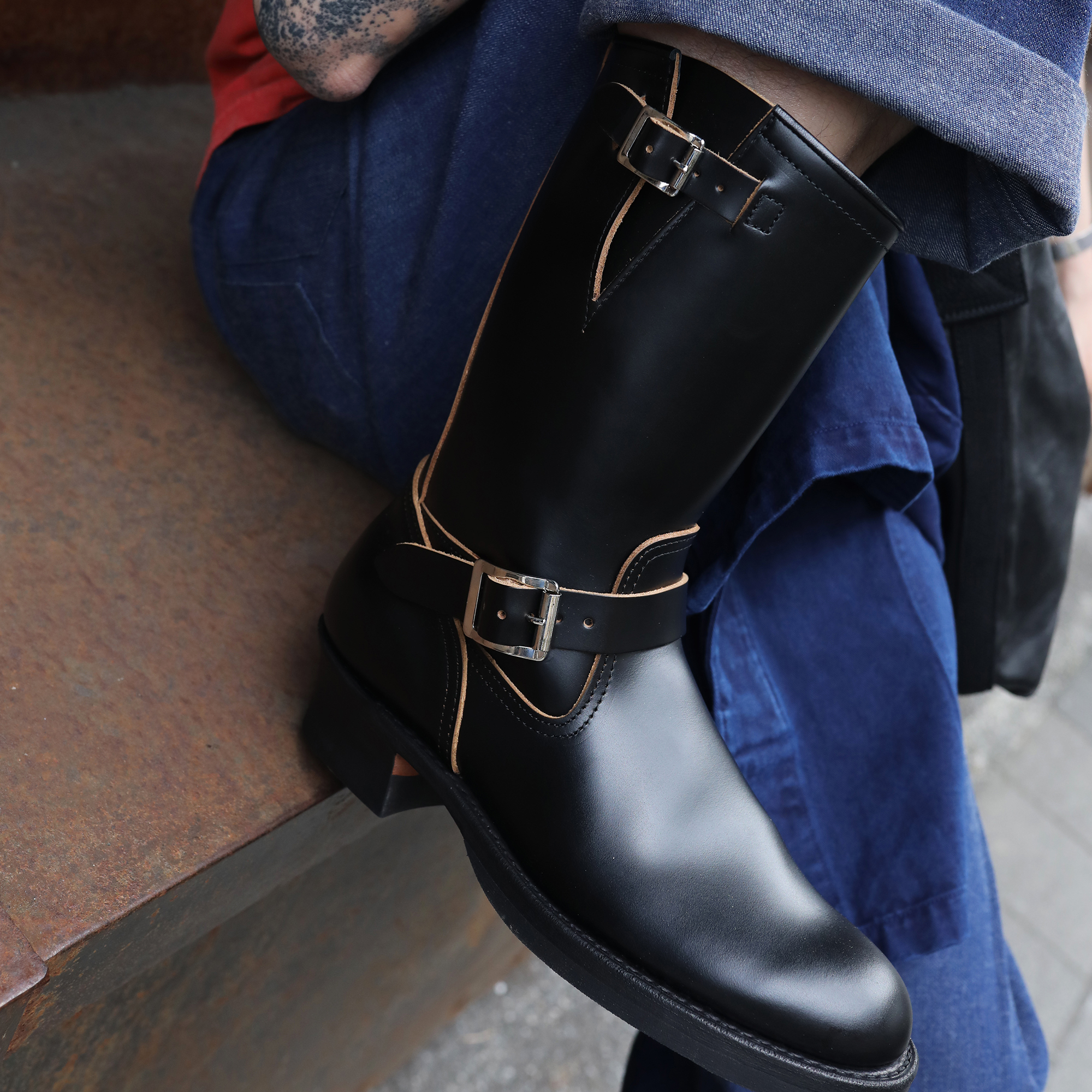 Attractions - Lot.269 Engineer Boots (Steerhide)