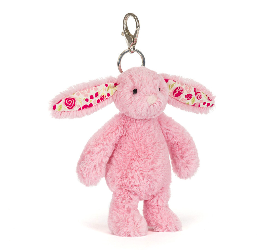 【現貨】Jellycat 粉紅花兔 絨毛 吊飾