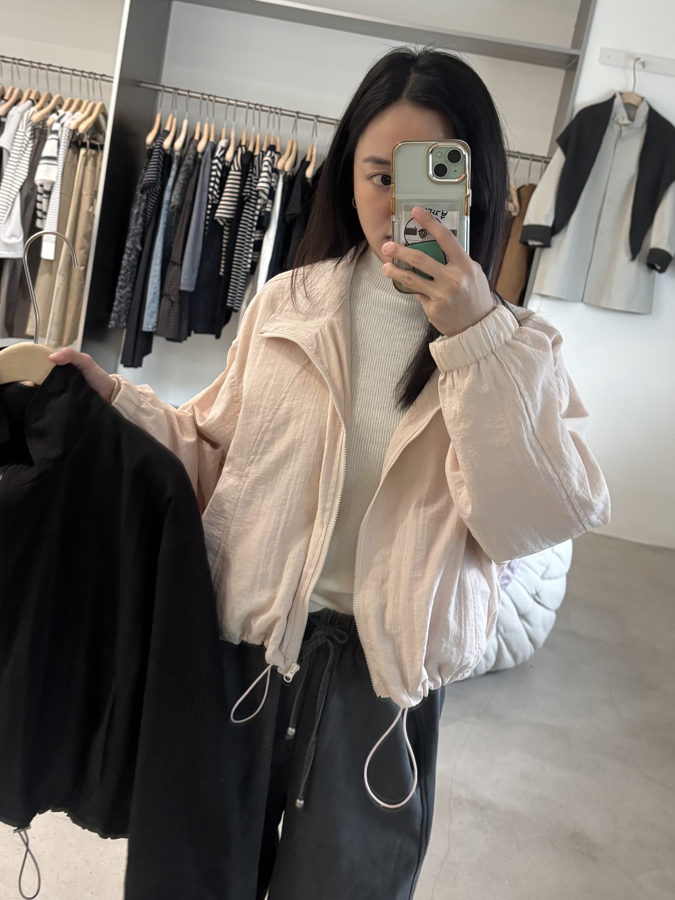 A28拉鍊風衣輕薄外套(2色)