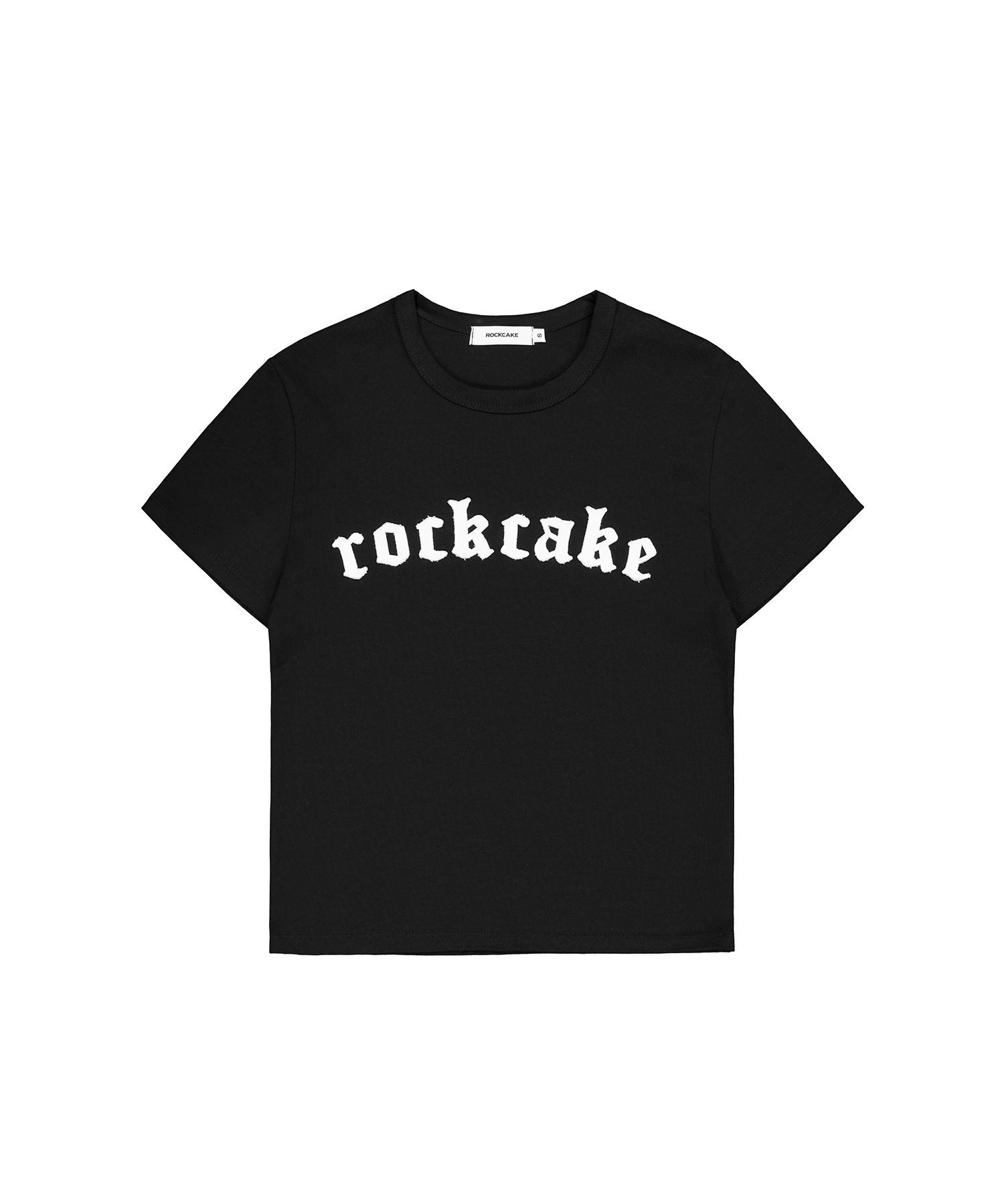 ROCKCAKE 小Logo 短版上衣 黑色 RC26TP28800BK