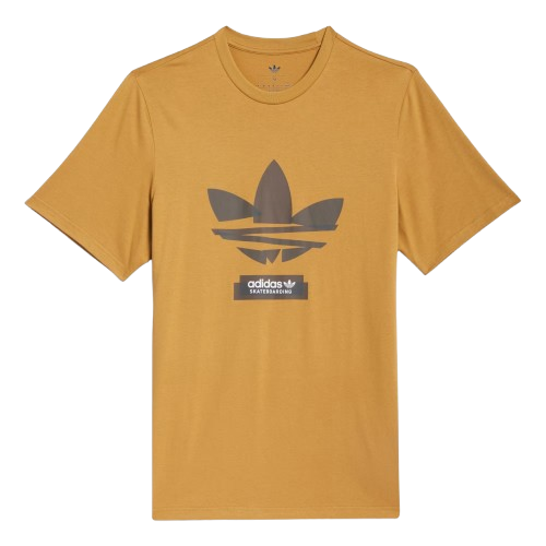 ADIDAS Skateboarding Trefoil Tee 卡其 JY3949