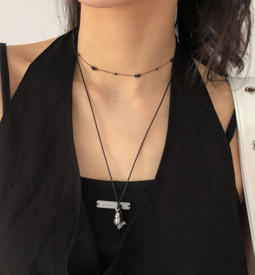 串珠滿天星鎖骨鏈