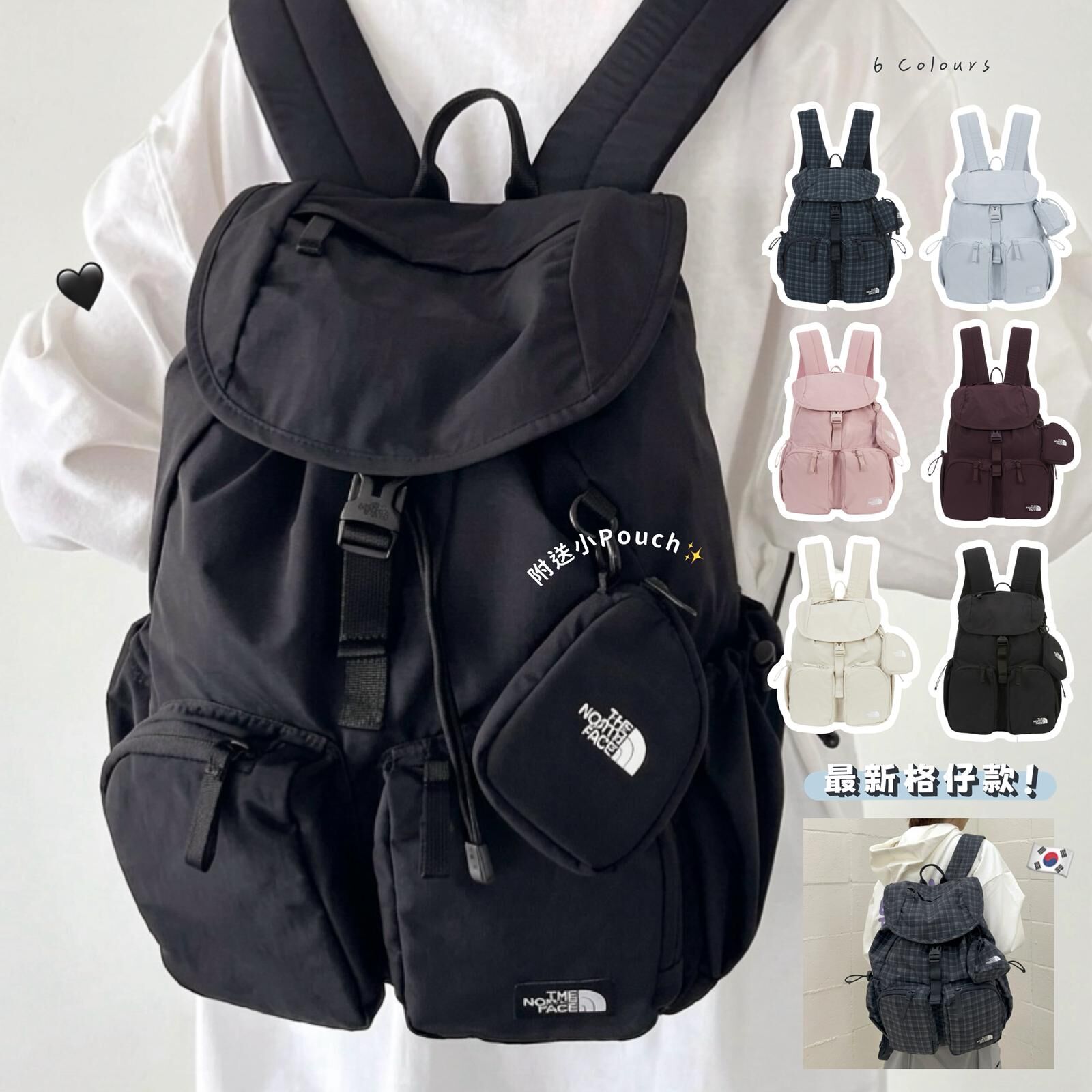 THE NORTH FACE W'S BREEZE BACKPACK (6色預訂!)