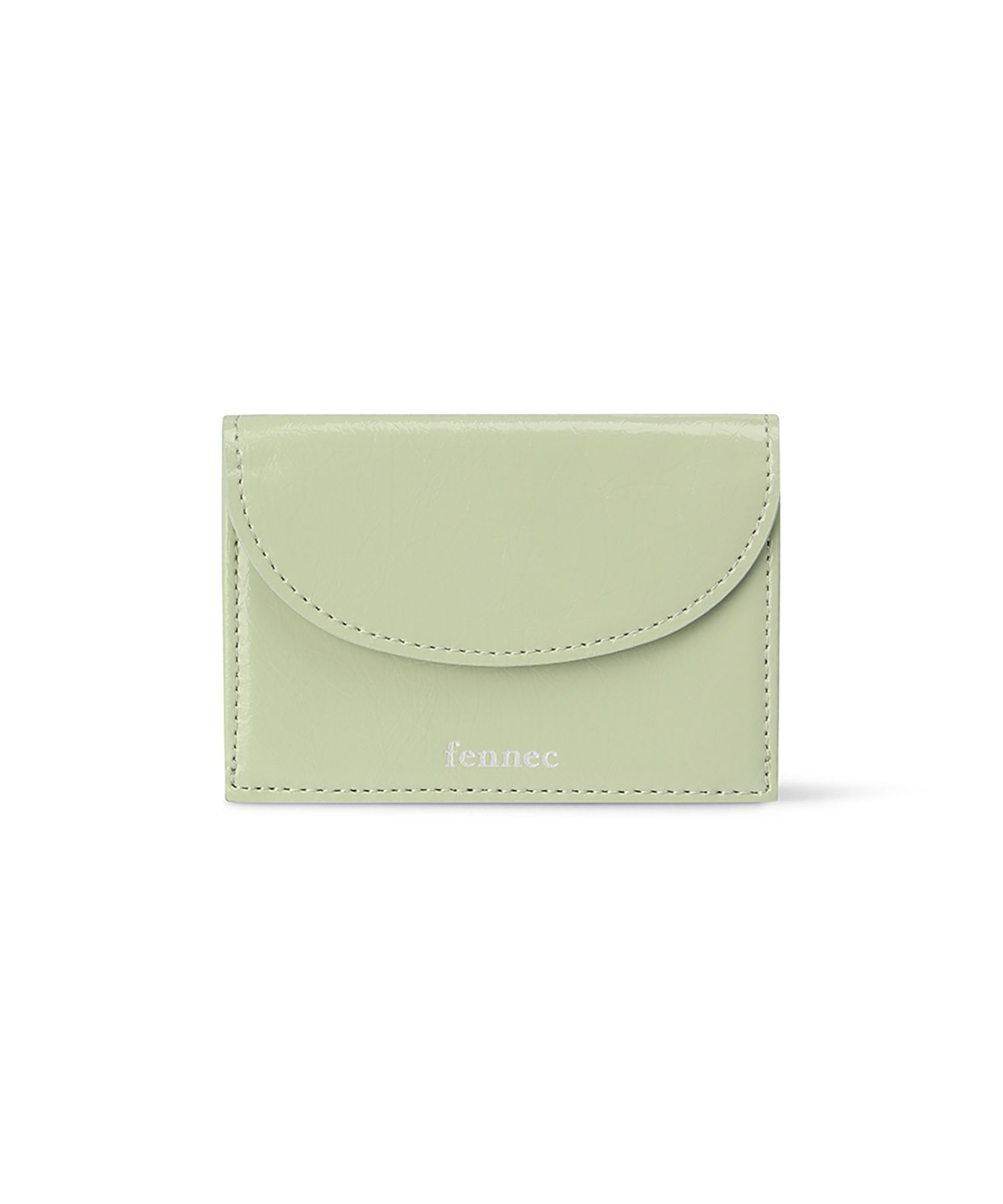 FENNEC 摺紋半月三折短夾 開心果綠 FCSWT14PSF