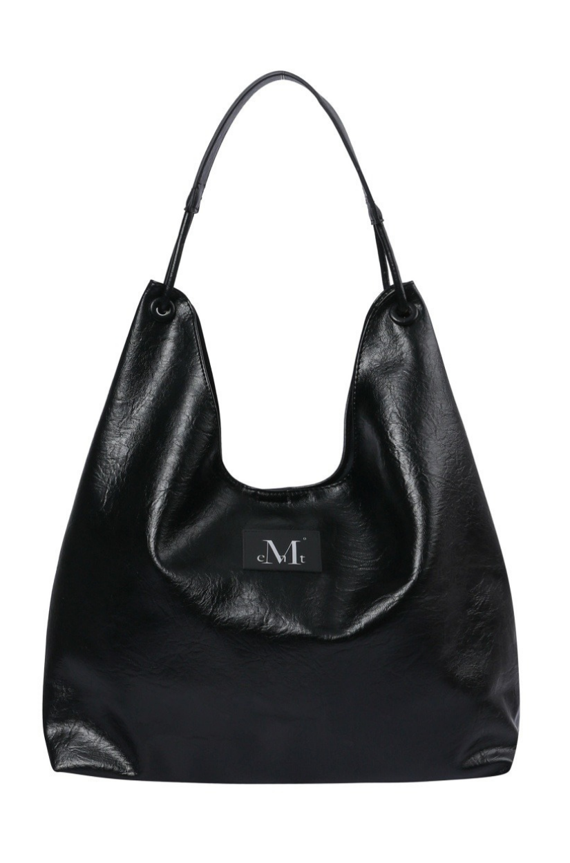 【 4/19收單 】MUCENT KAEZ 雙線孔眼皮革肩背包 (附贈迷你收納包) 韓國