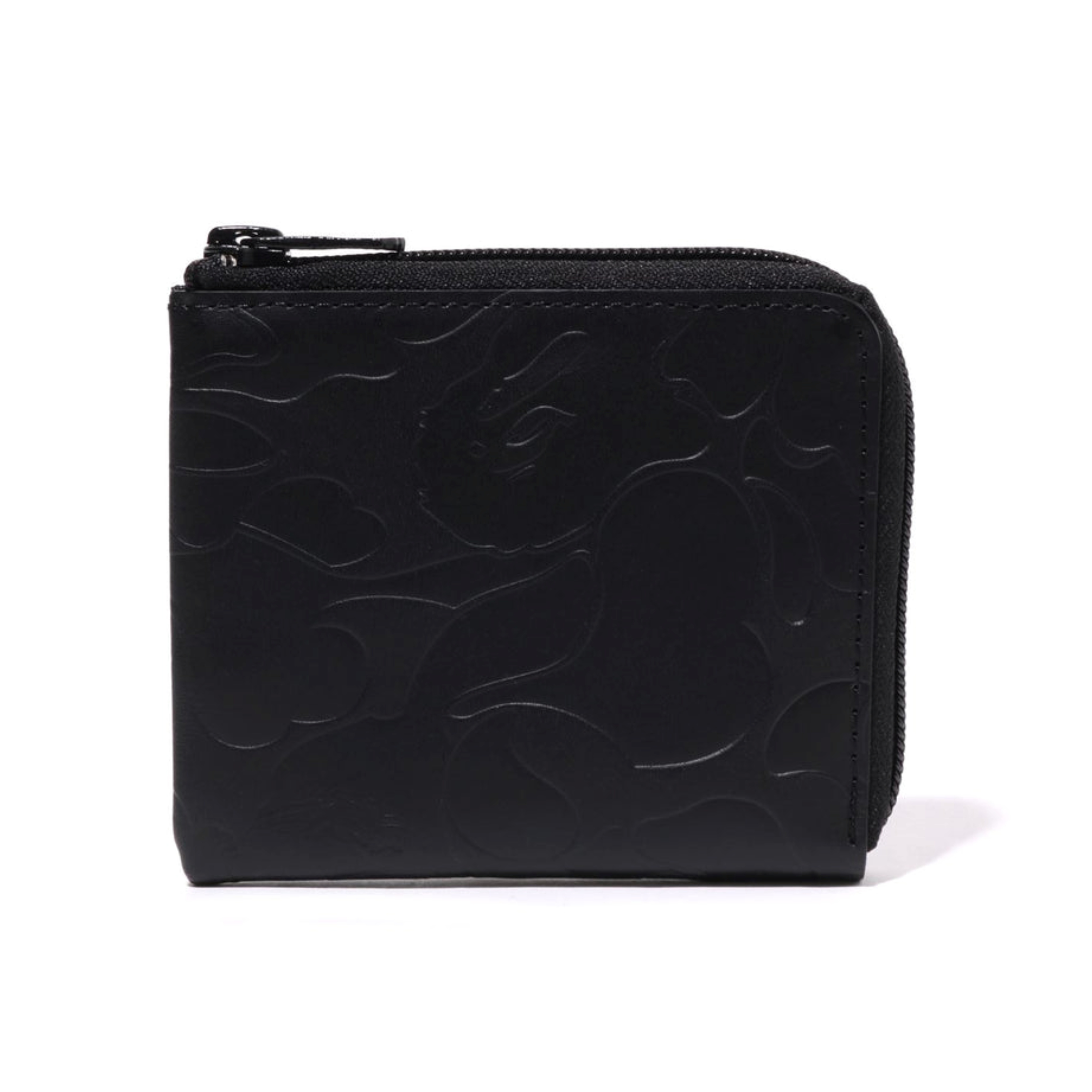 2026SS A BATHING APE BAPE SOLID CAMO LEATHER WALLET #3 壓紋 迷彩 皮革 皮夾 短夾 現貨 1K30190013