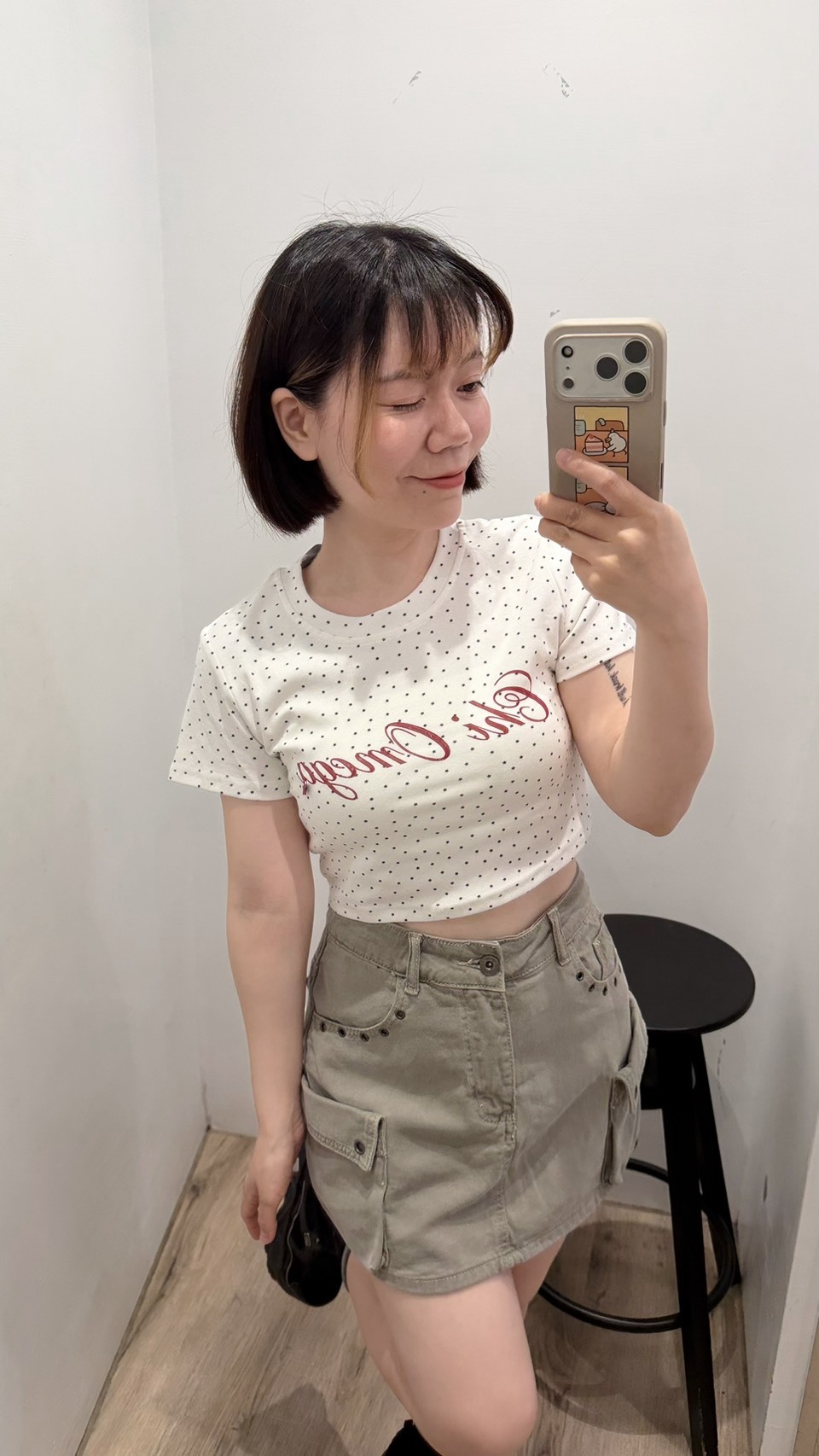 廠商自訂款美式小星星短版上衣