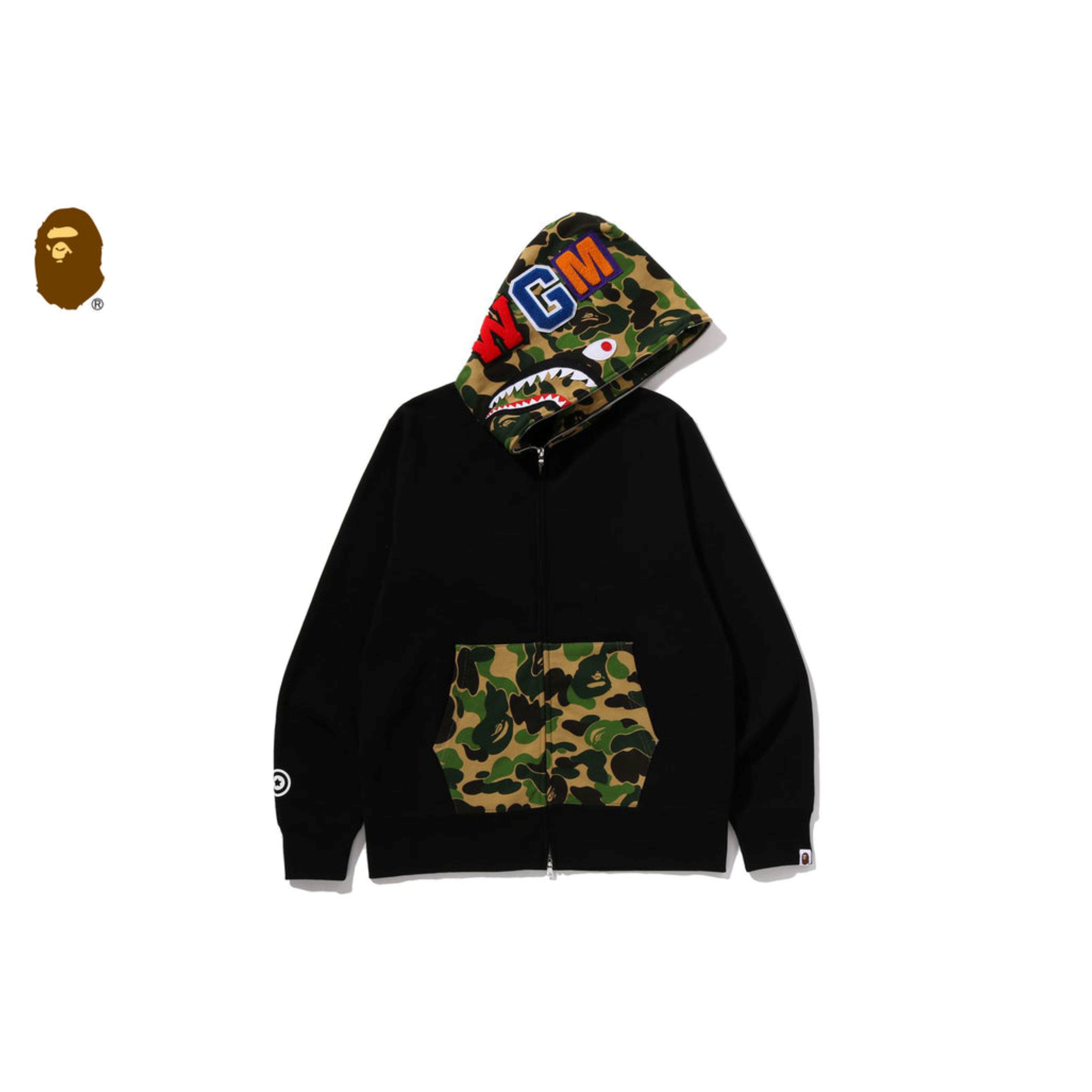 2026SS A BATHING APE BAPE ABC CAMO SHARK FULL ZIP HOODIE 33TH 週年 鯊魚 外套 現貨 1M30115301