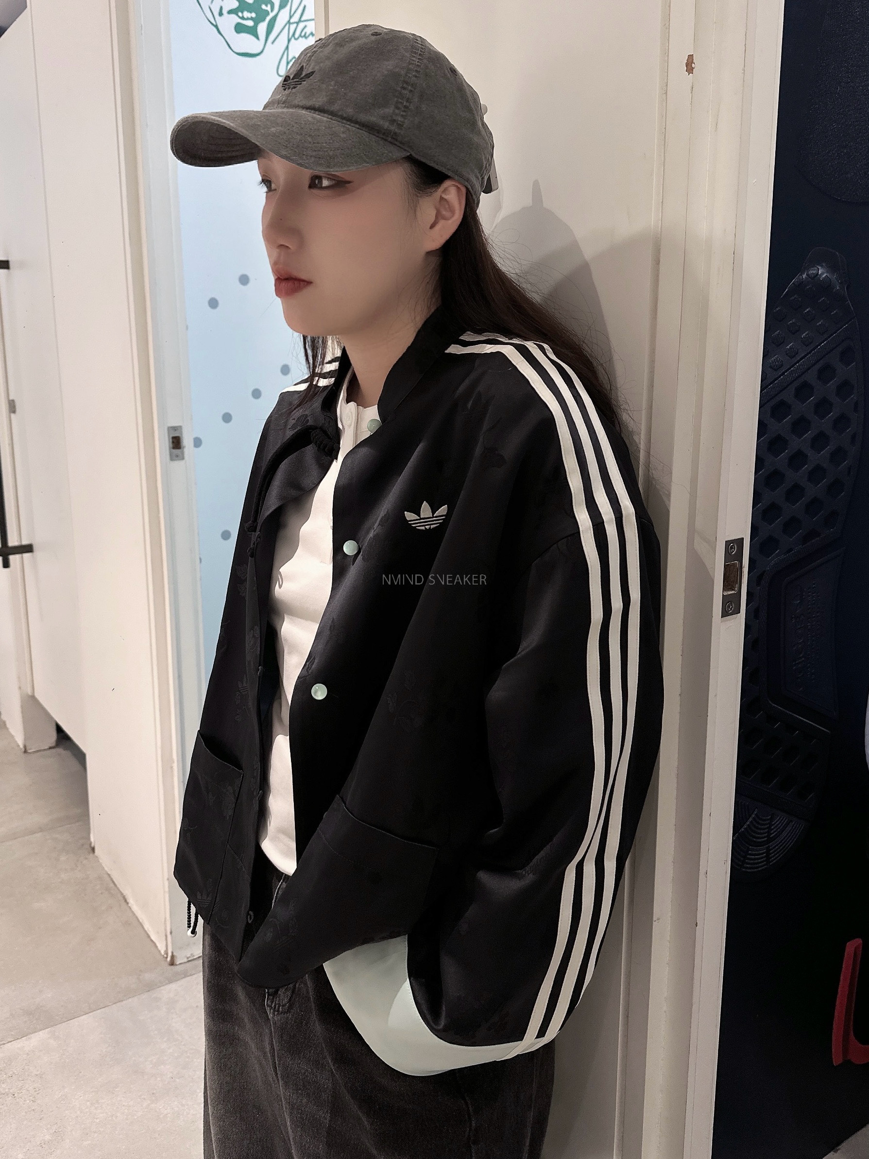 ADIDAS ORIGINAL NEW CHINESE 緹花布唐裝外套