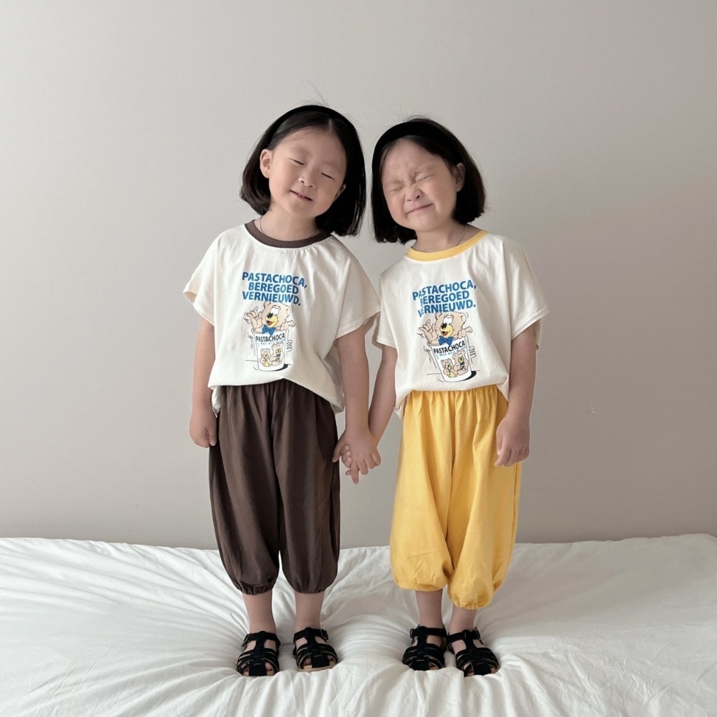 正韓夏MORAN 兩色美式熊罐頭套裝