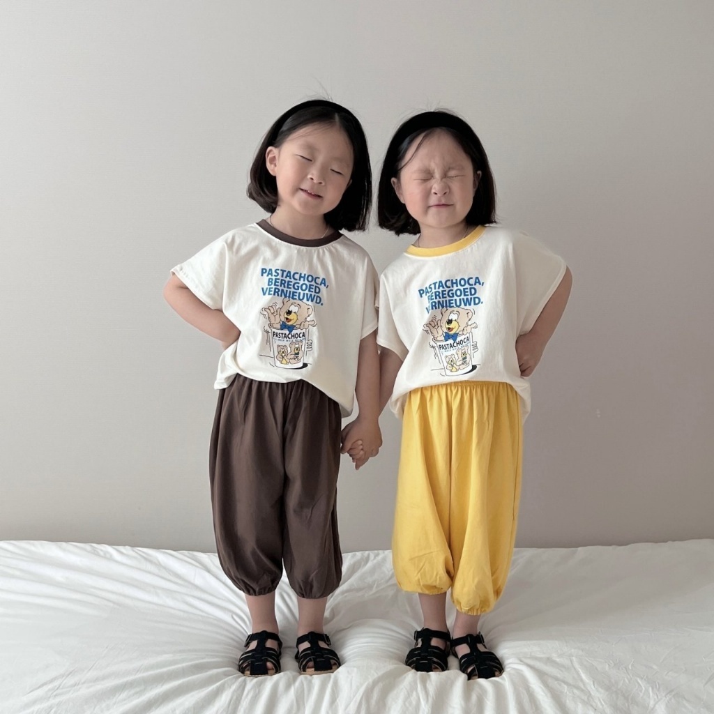 正韓夏MORAN 兩色美式熊罐頭套裝