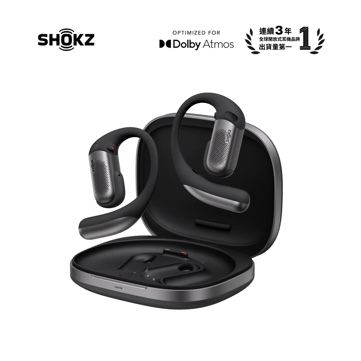 【接受訂購】Shokz OpenFit Pro T010【全新旗艦級】超級雙單元開放式濾噪耳機