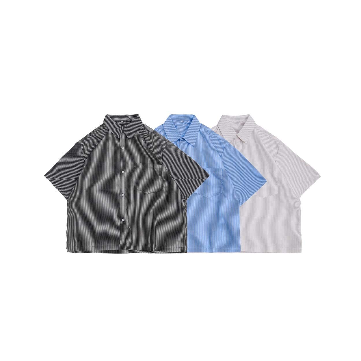 空氣感條紋襯衫 Relax Striped Shirt