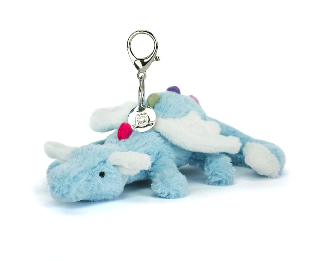 【現貨】Jellycat 趴地飛龍 藍色娃娃 吊飾