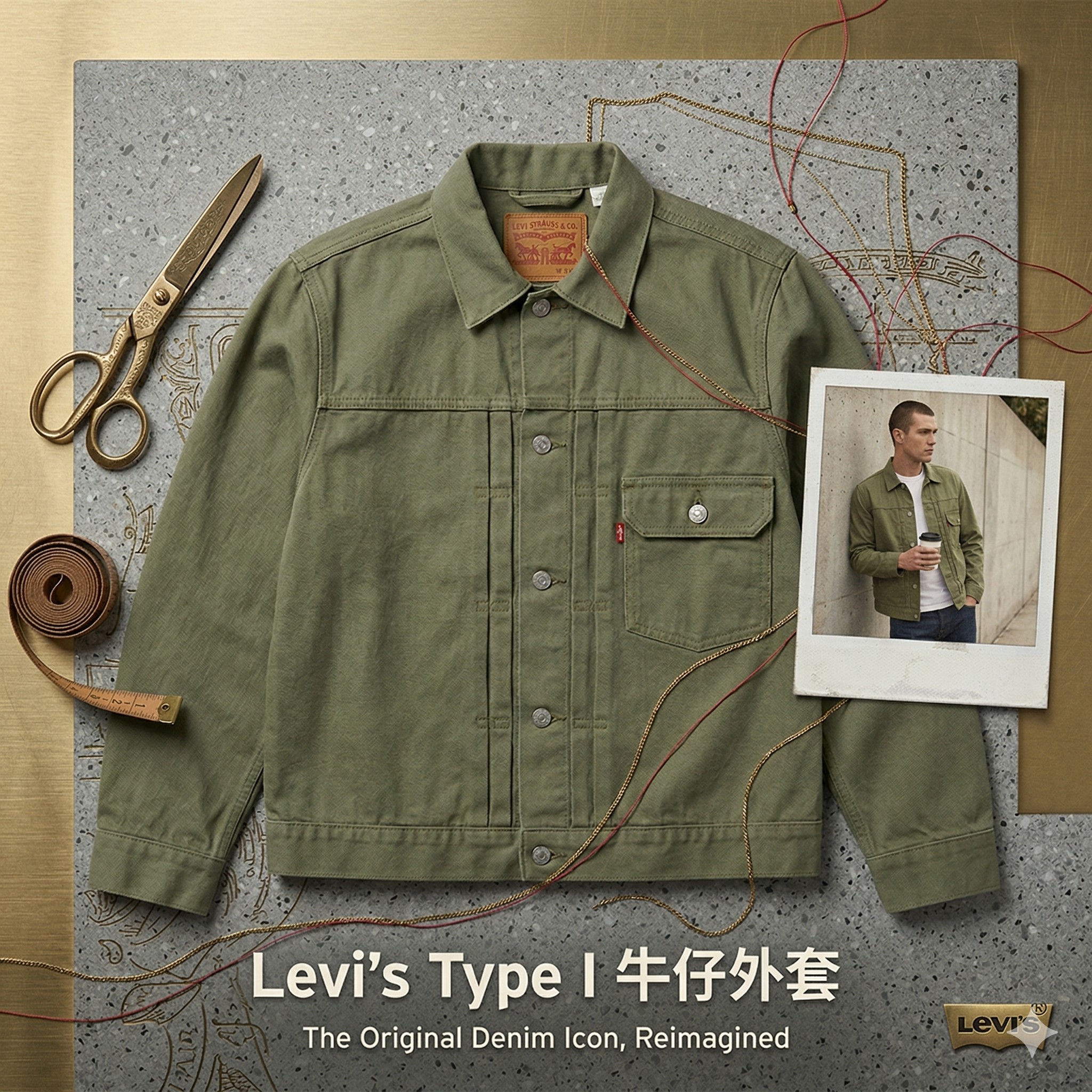 【預購】H040850 Levi's Type I 牛仔外套