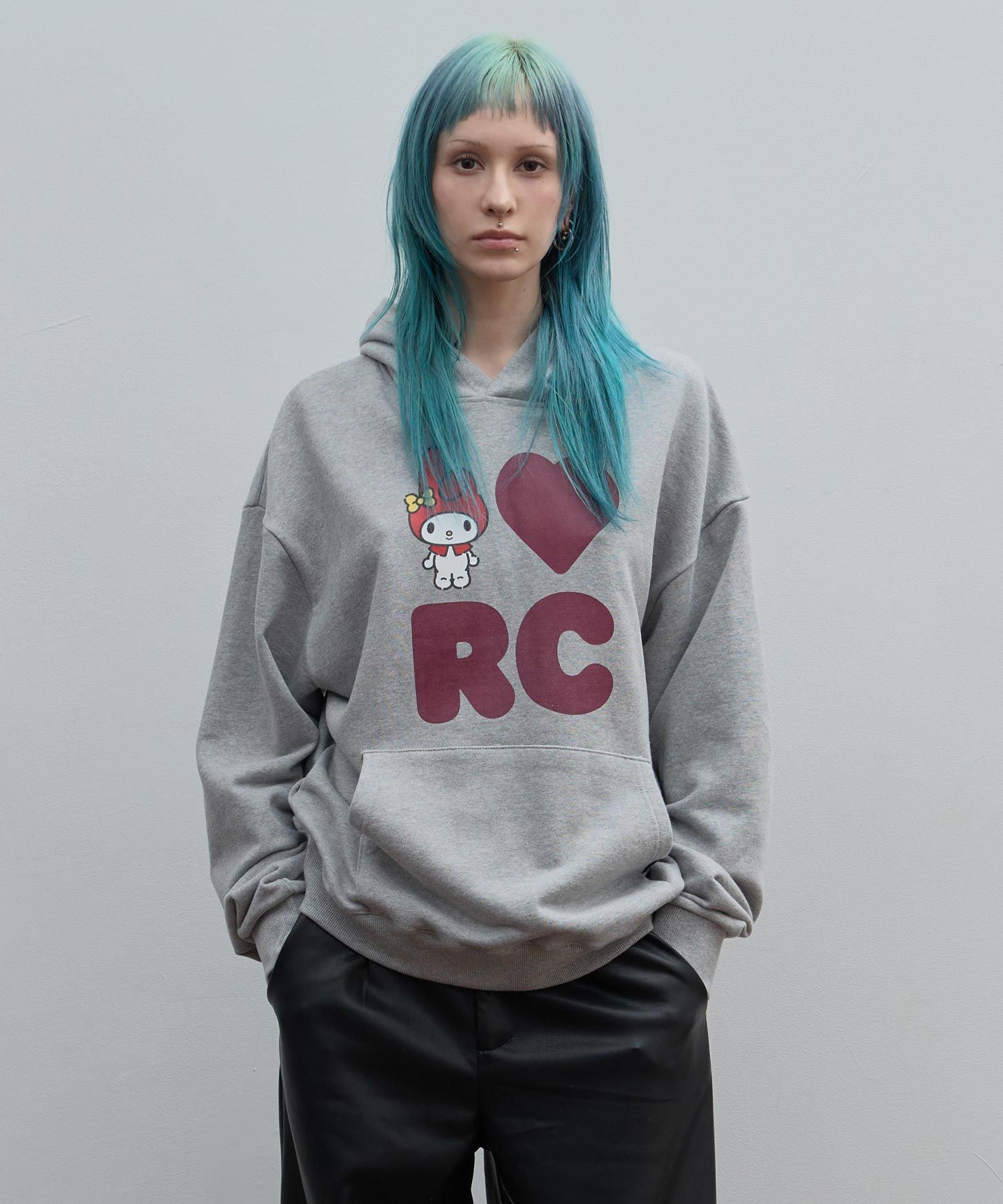 ROCKCAKE My Melody 聯名帽T 灰色 RC25TP26020GR