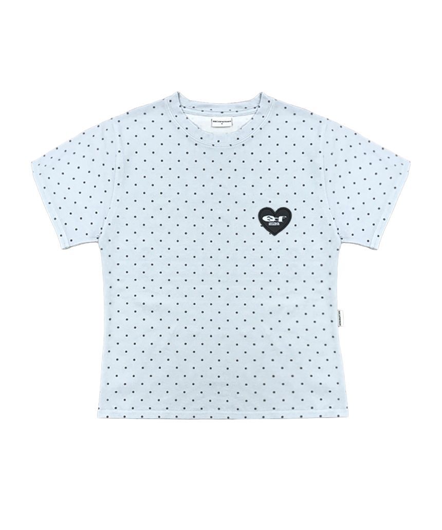 ESCAPEFROM 小愛心 ESCF 拼貼點點修身短袖T恤 E261STS