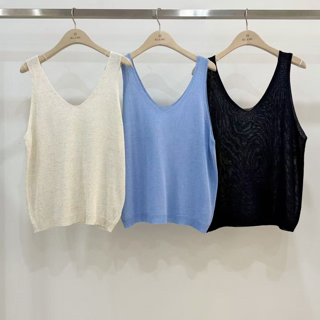 MB6026 混絲寬鬆背心