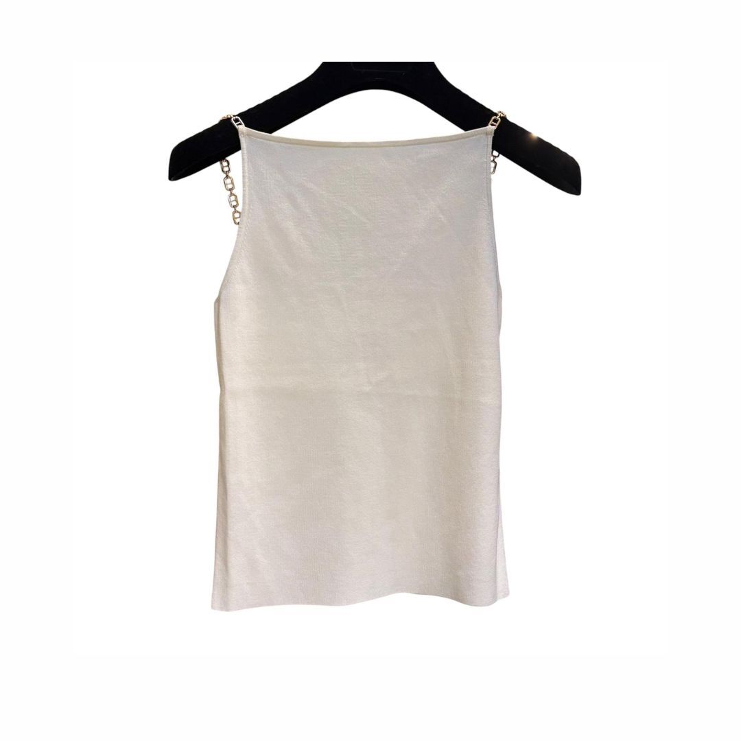 1EA0408-041 [EDWARD ACHOUR] Knit Top White #101508/1095 (EU)