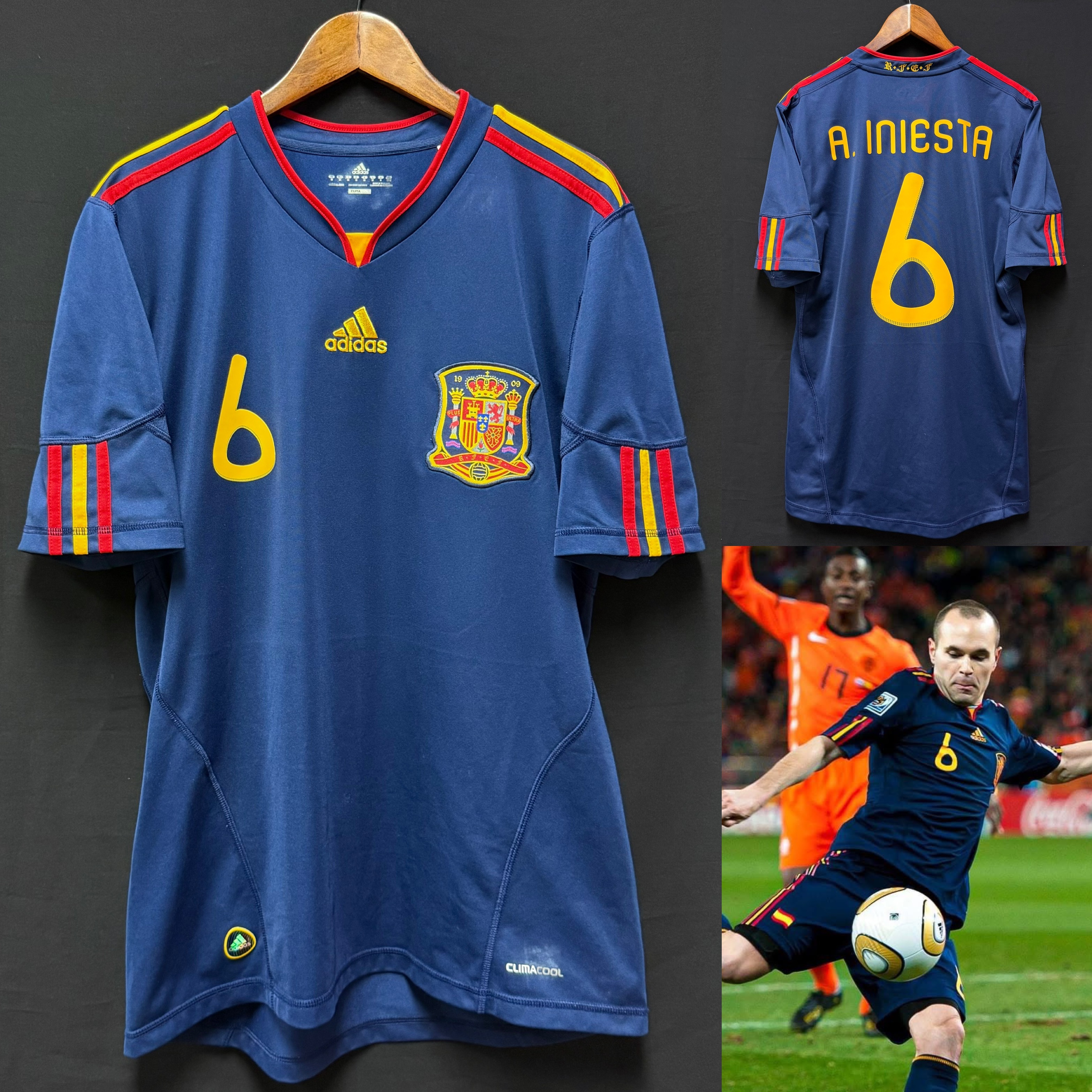 Spain 2010 Adidas Away Shirt