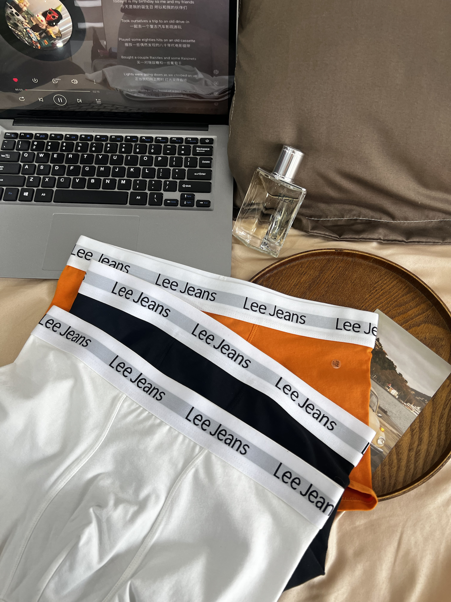 代購-Lee 親膚 透氣 10A抑菌 不夾臀 平角內褲 四角褲 3條裝