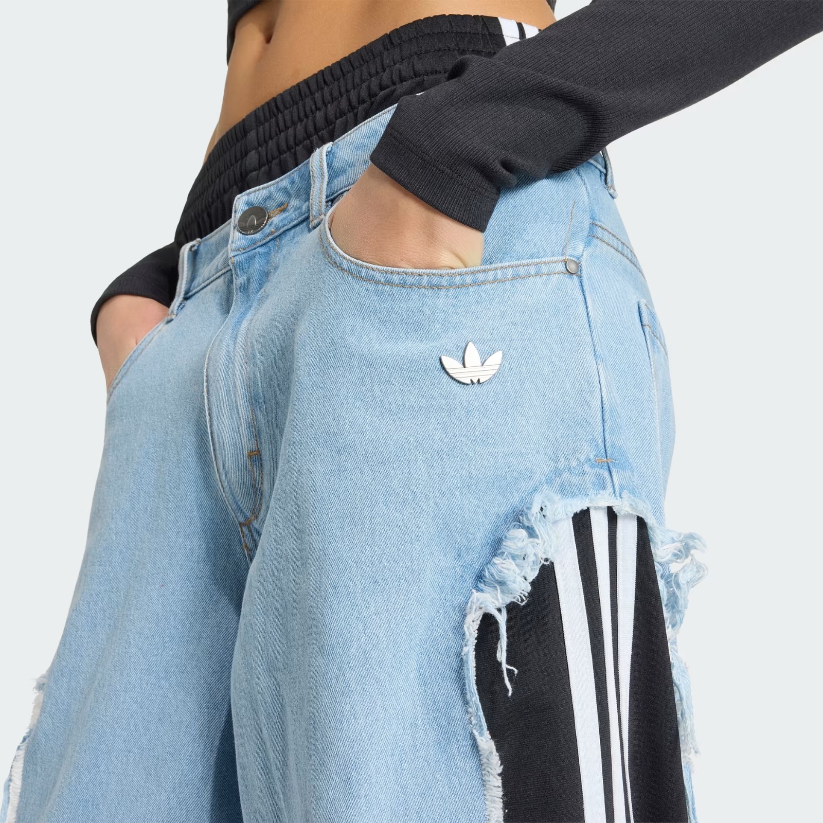 現貨|ADIDAS ADILENIUM 牛仔褲 藍色 KY5192