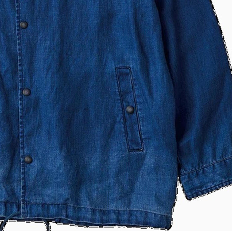 PORTER CLASSIC 2026 INDIGO LINEN COACH JACKET - PRE ORDER ITEM (預訂中)