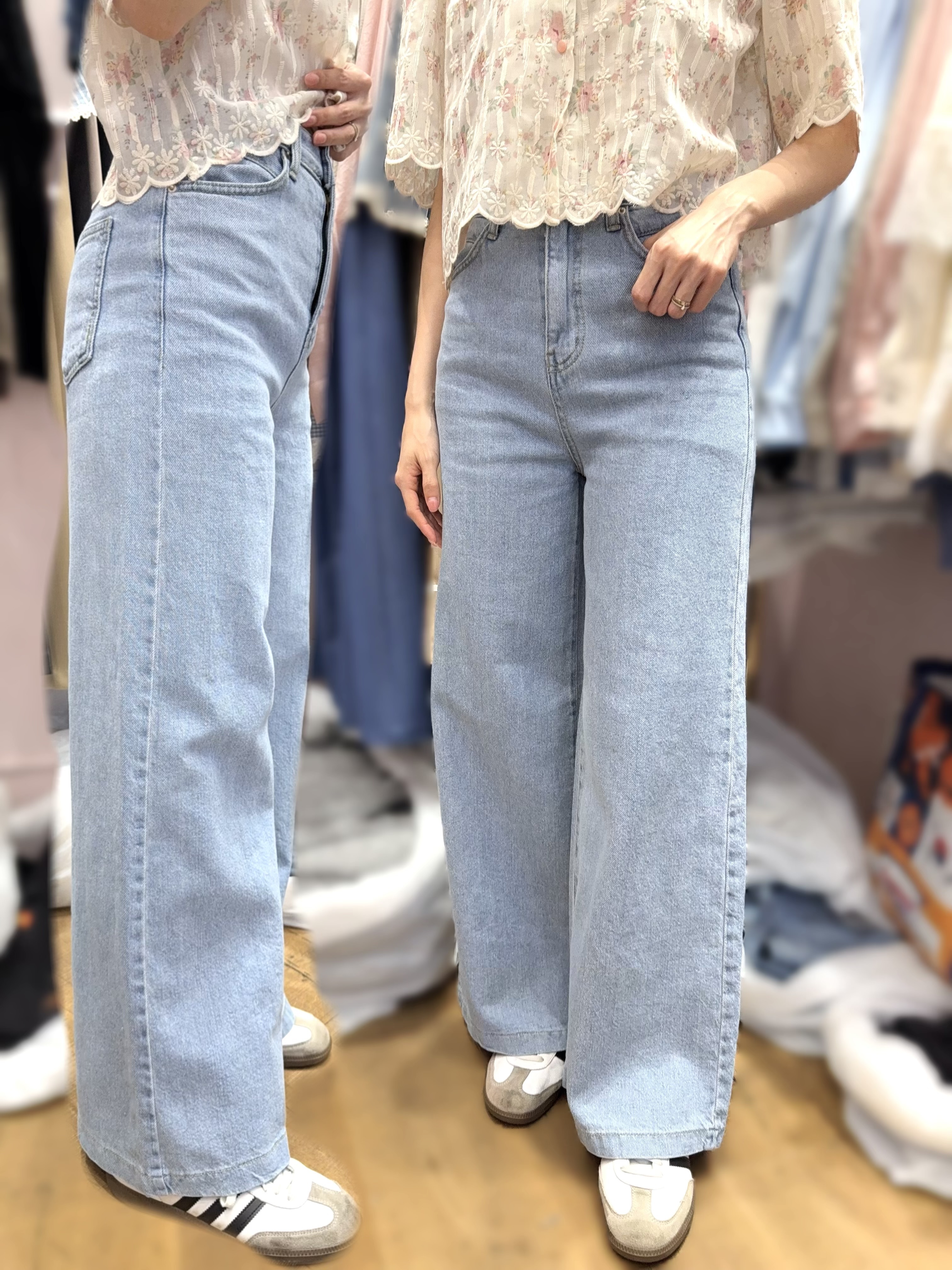 OT48   牛仔褲  S:腰26 HIP40  長40.5   / M:腰27  HIP 41 長41  / L:腰28   HIP42  長 41  $479 (一口價)