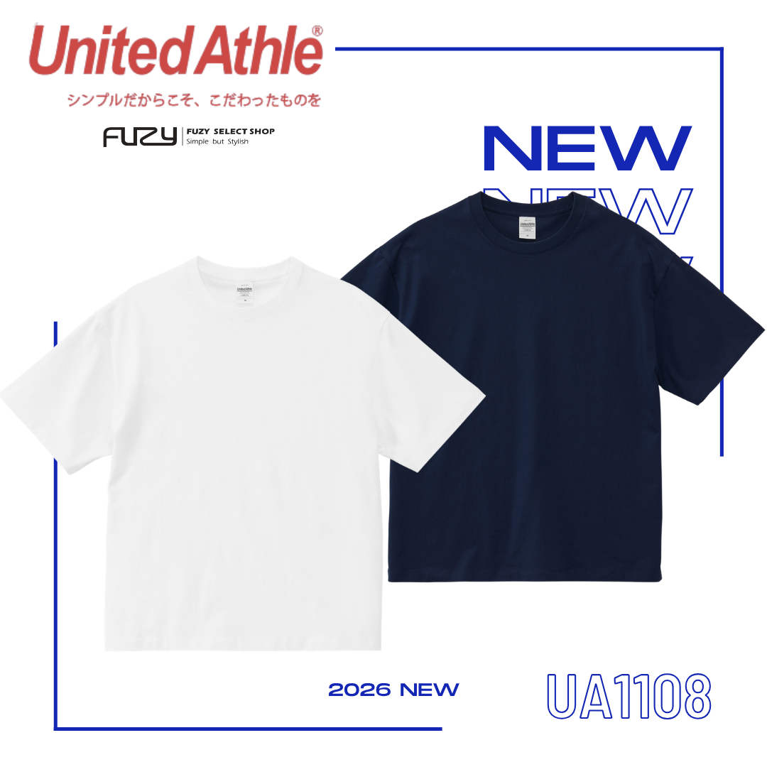 日本 United Athle 寬版 6.5oz 高密度 精梳棉 短袖 素T T恤 男女適穿 - UA1108