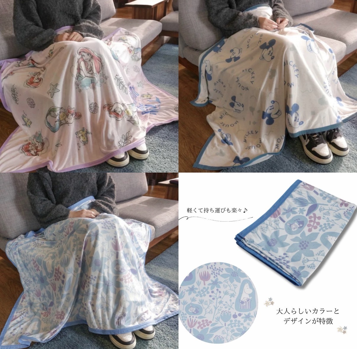 【多莉爆推薦】JP 卡通密集式涼感被 100x140 TK260408