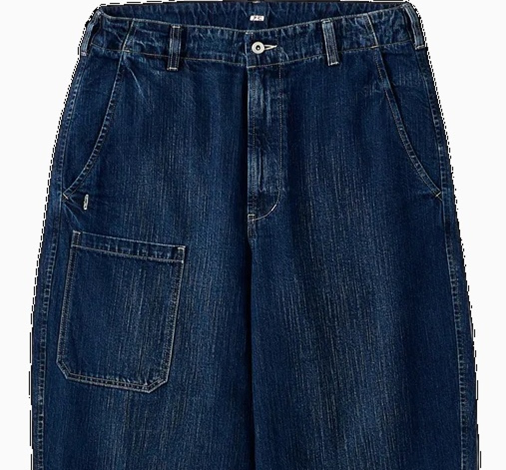 PORTER CLASSIC STEINBECK DENIM POCKET PANTS NAVY - PRE ORDER ITEM (預訂中)