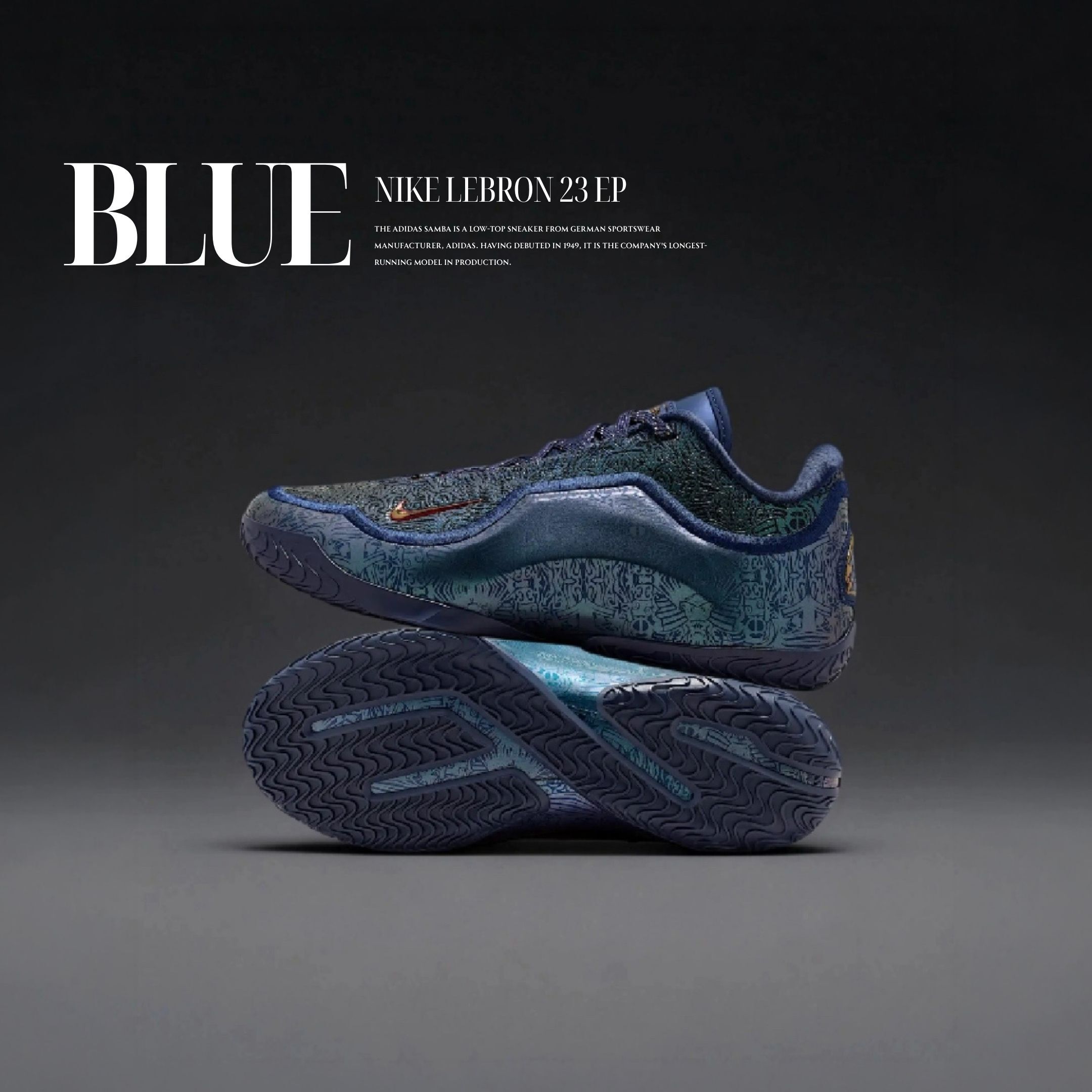 NICEDAY 代購 Lebron 23 Out For Redemption 籃球鞋 詹皇 藍色 IH1514-400