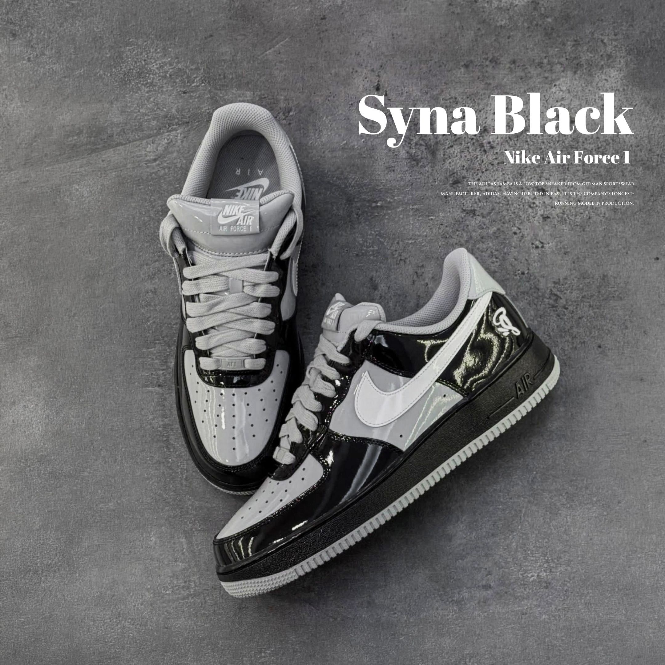 NICEDAY 代購 Nike x Central Cee Air Force 1 聯名款 黑白灰 IO9974-010