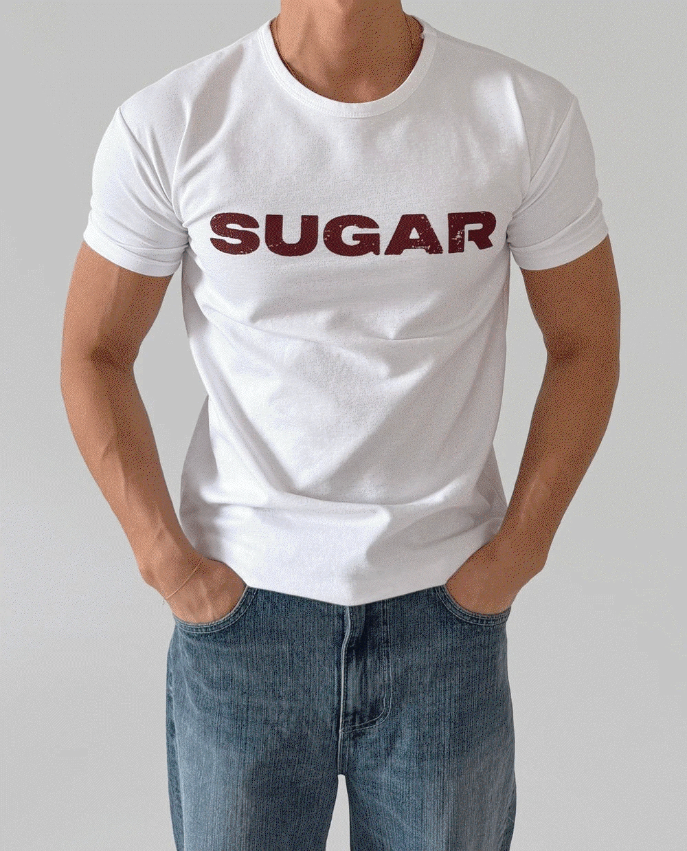 SUGAR 肌肉短袖T恤