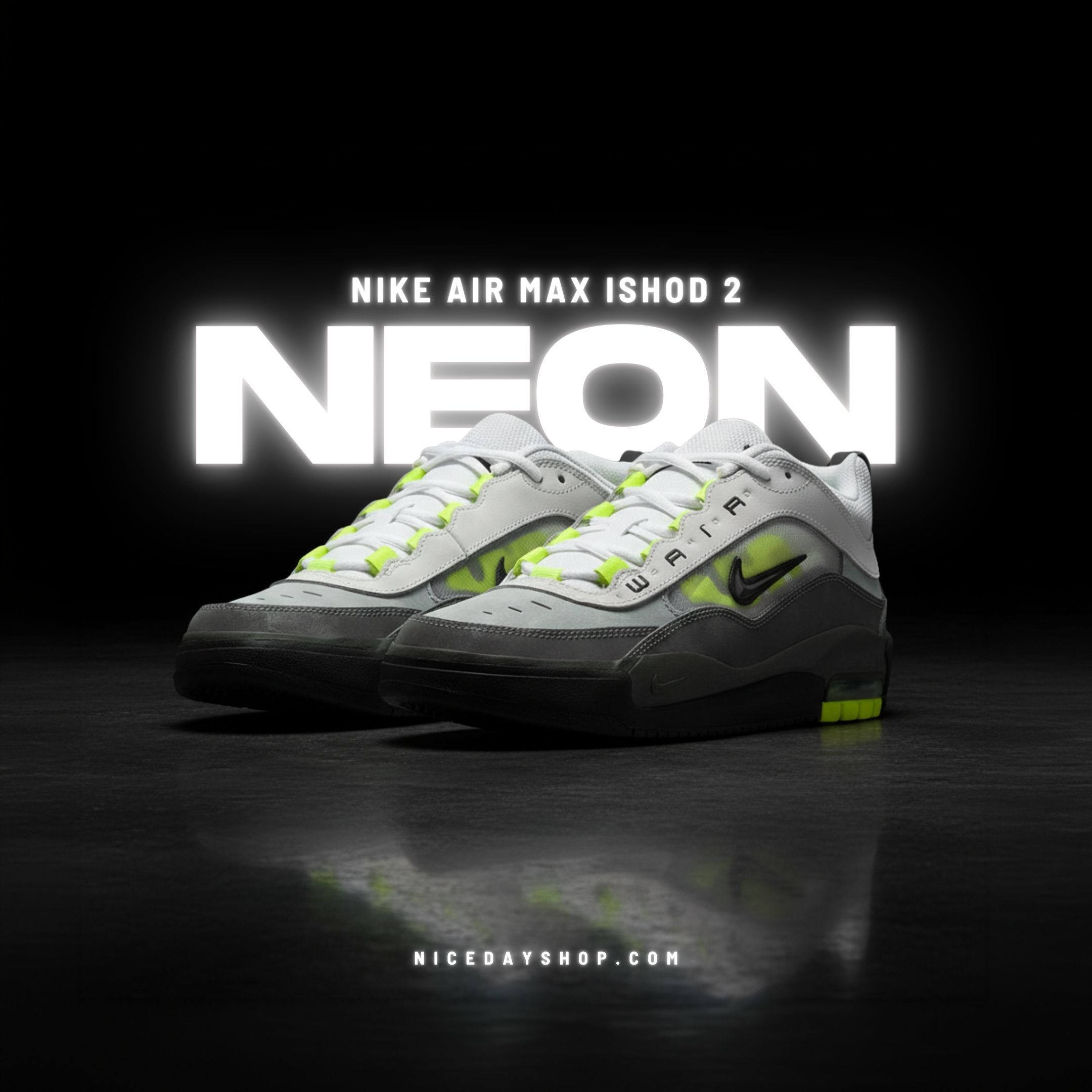 NICEDAY 代購 Nike Air Max Ishod 灰黑 綠色 IR1887-002