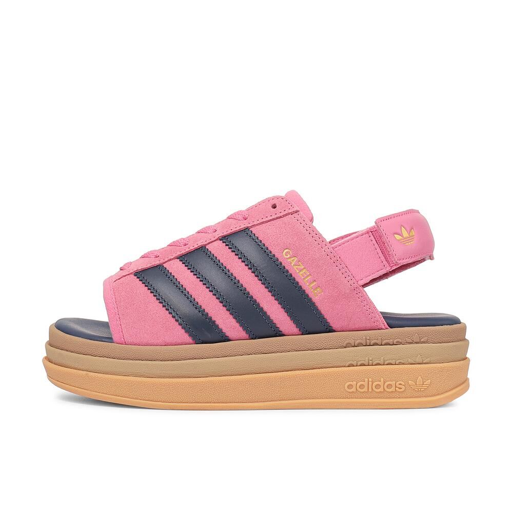 Adidas Gazelle Bold Sandal 日本限定 粉紅 藍色 增高 厚底 涼拖鞋 KK4221