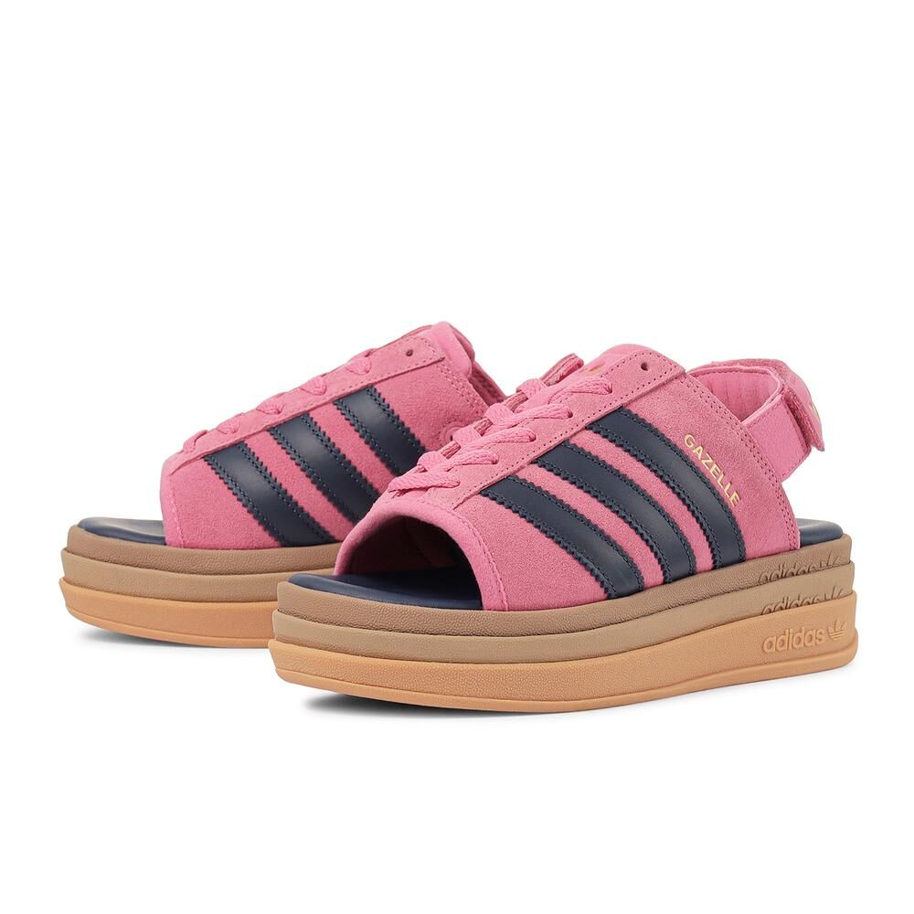 Adidas Gazelle Bold Sandal 日本限定 粉紅 藍色 增高 厚底 涼拖鞋 KK4221