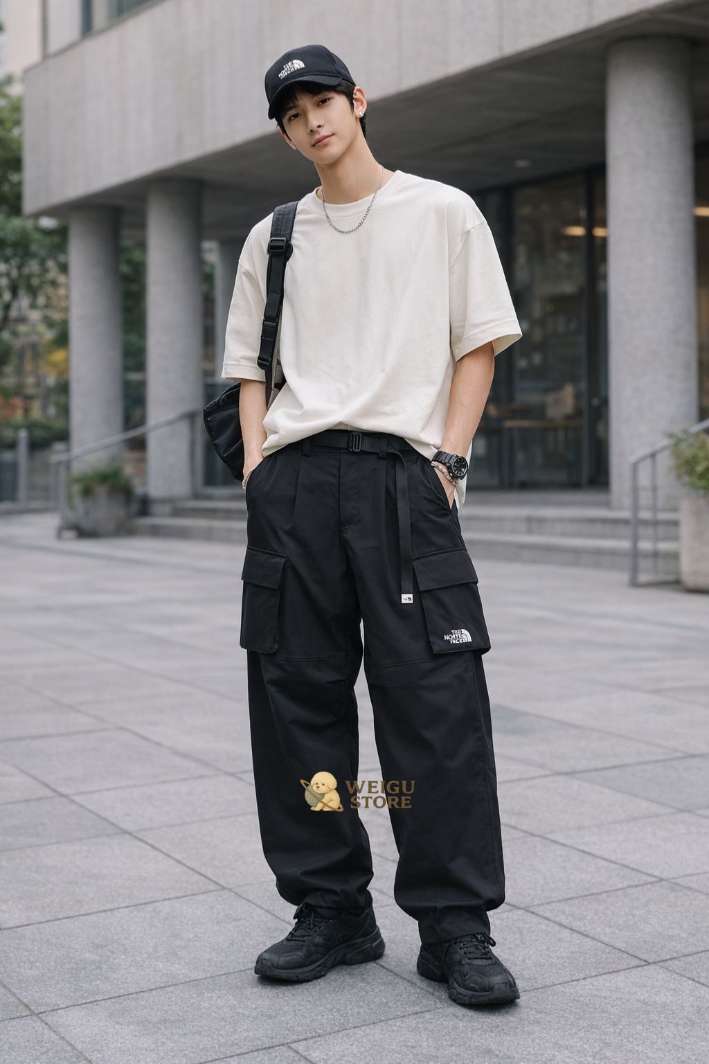 【預購】The North Face NEILTON PANTS 寬鬆腰帶工裝褲 白色標籤限定 NP6NS02