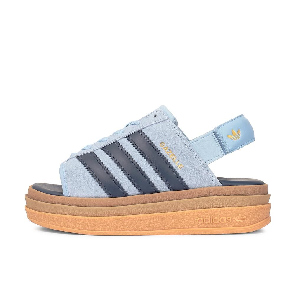 Adidas Gazelle Bold Sandal 日本限定 寶寶藍 藍色 增高 厚底 涼拖鞋 KI8583