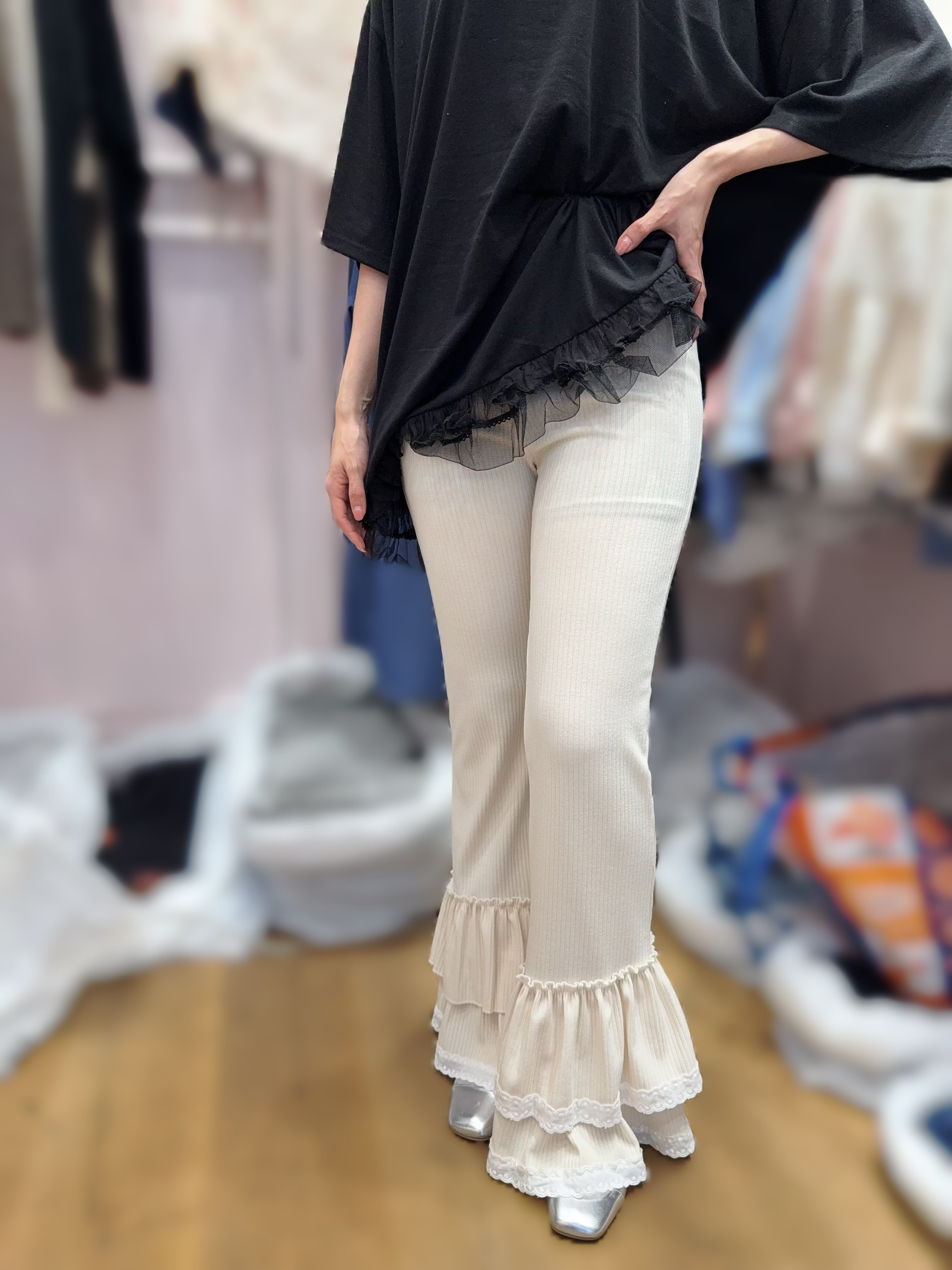 OT36   橡根褲腰 25-44 HIP 36-54 長42 $489 (一口價)