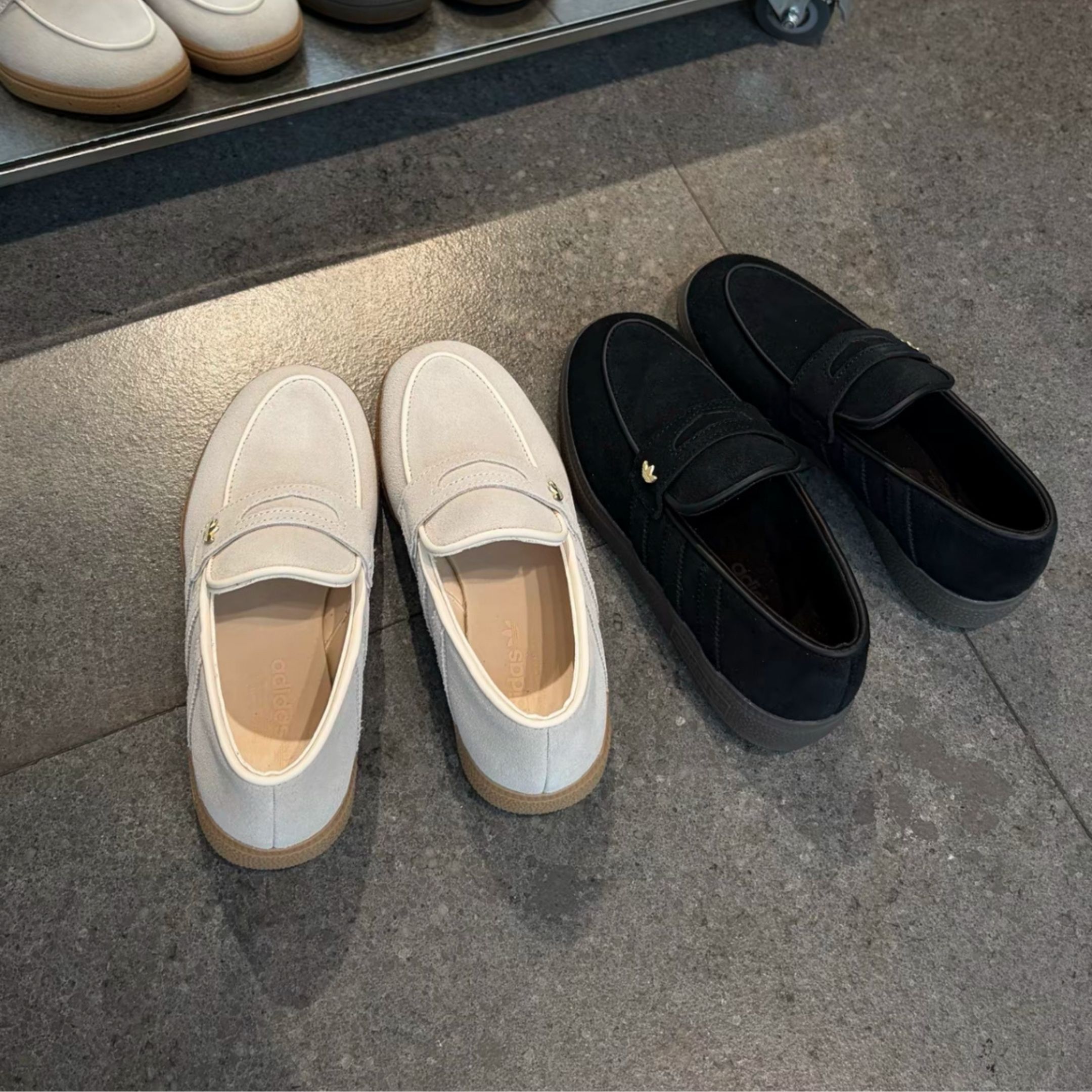NICEDAY 代購 Adidas Originals Loafer 樂福鞋 米色 黑色 KJ0639