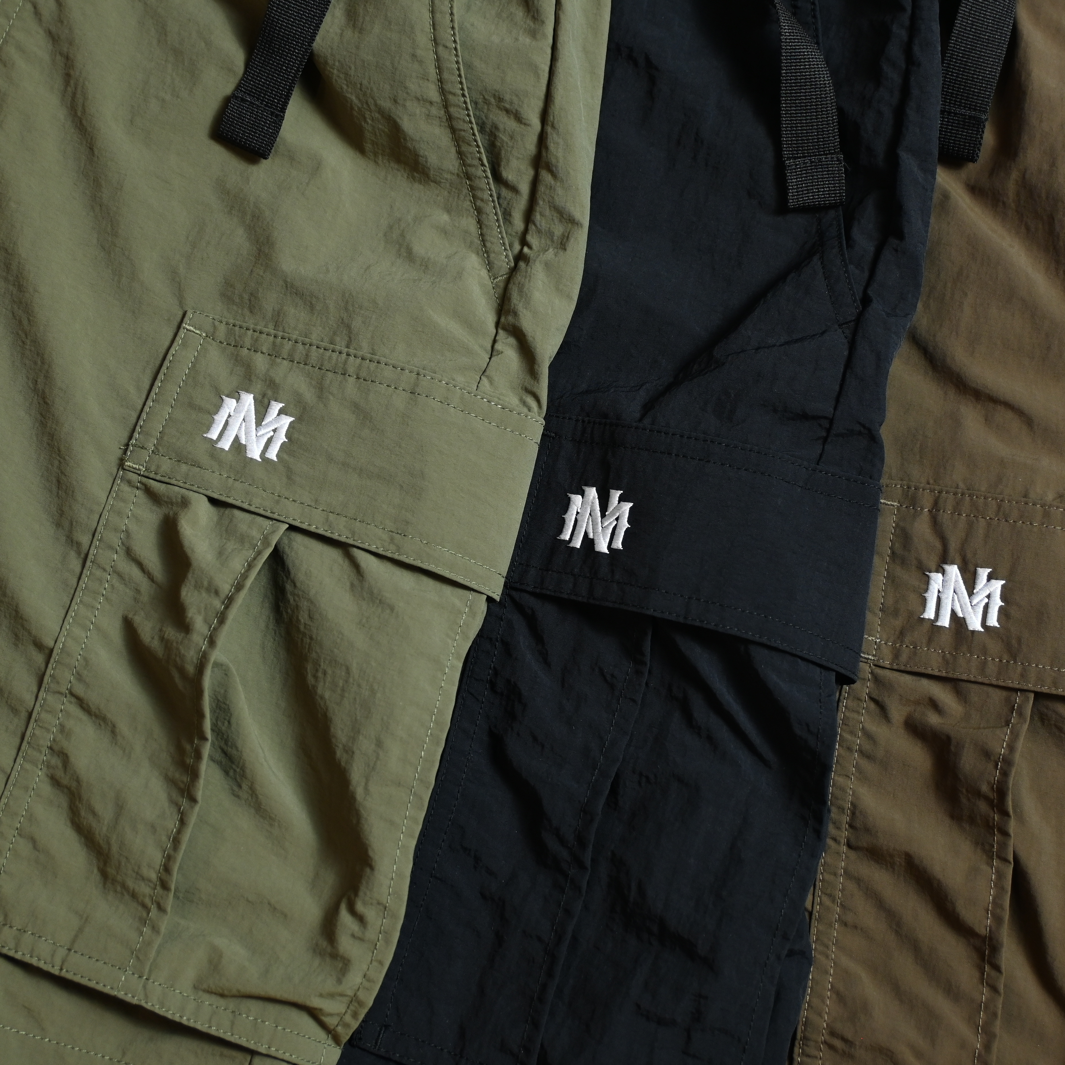 Nutmeg Tokyo x Stylexx 3D Nylon Cargo Shorts