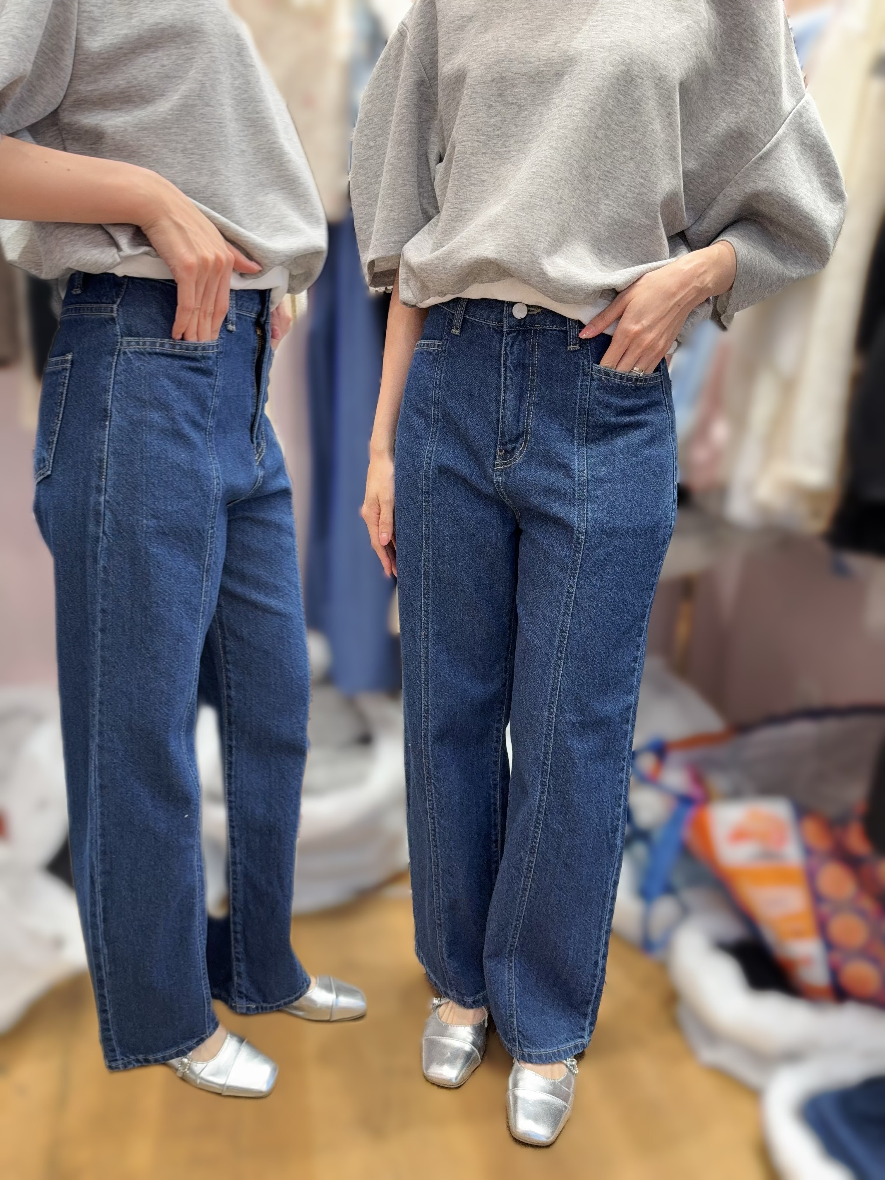 OT49   牛仔褲  S:腰 29  HIP41  長 40  / M:腰 30    HIP42  長 40  / L:腰 31  HIP 43 長 40 $479 (一口價)