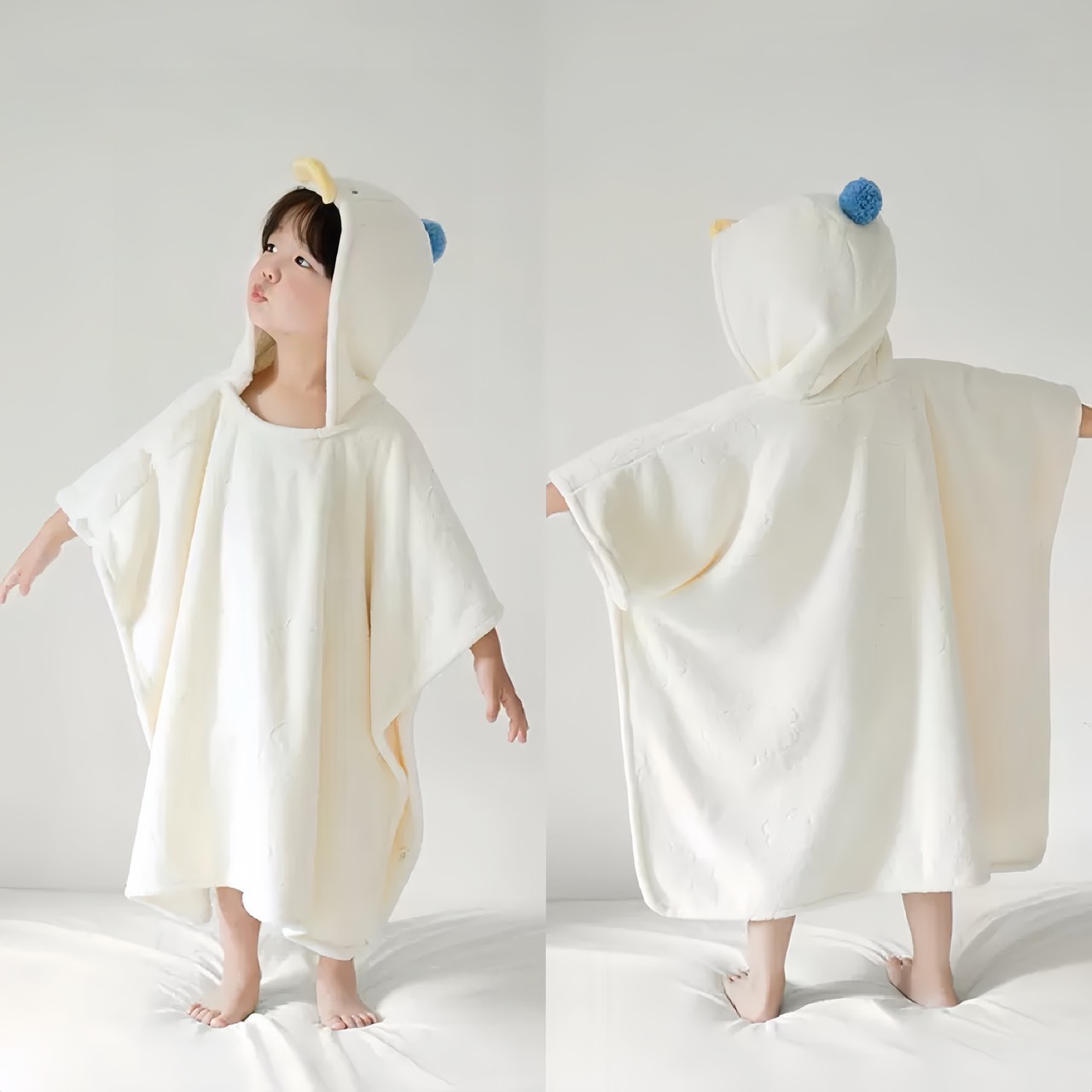 肩扣式斗篷浴巾