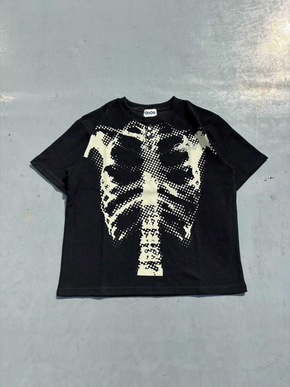 【9090】0411發售 Dot Bone Thermal Henley Neck Tee