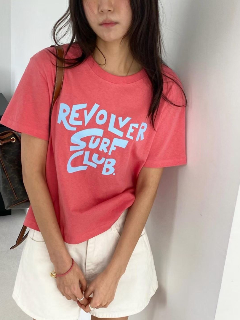 夏日感字母短袖上衣★Revolver Surf Club印花棉T