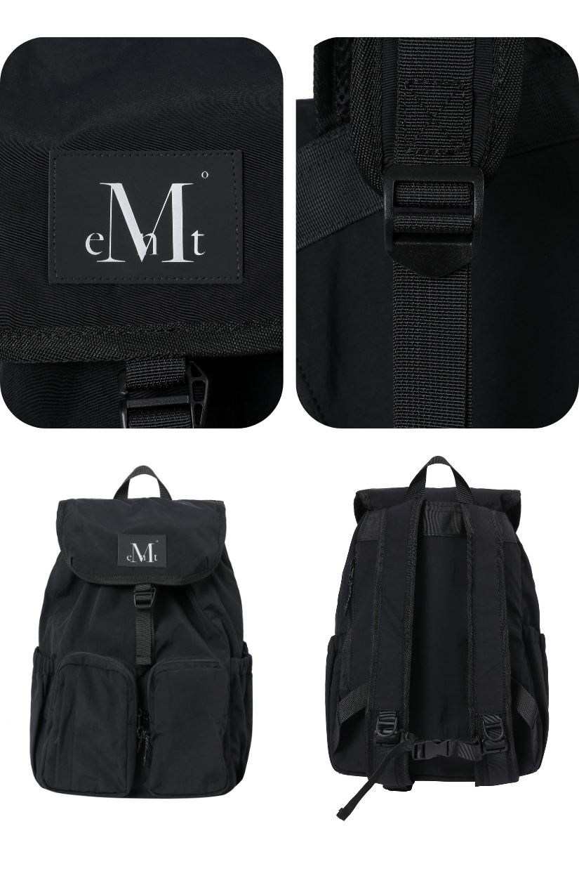 【 4/19收單 】MUCENT FLENNE 雙口袋尼龍大後背包 韓國